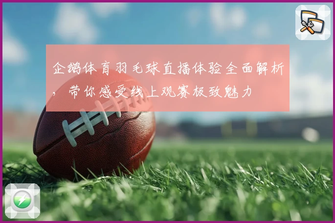 企鹅体育羽毛球直播体验全面解析，带你感受线上观赛极致魅力